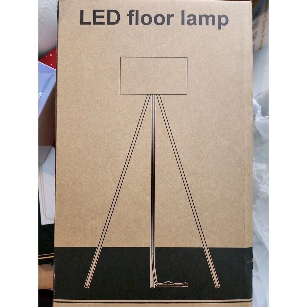Tripod Floor Lamp, 15W LED SMART Bulb,  Dimmable Brightness,